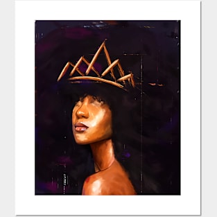 Black is QUeen Posters and Art